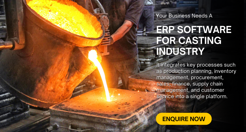 ERP Software For Casting Industry